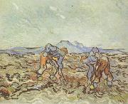 Vincent Van Gogh, Peasants Lifting Potatoes (nn04)